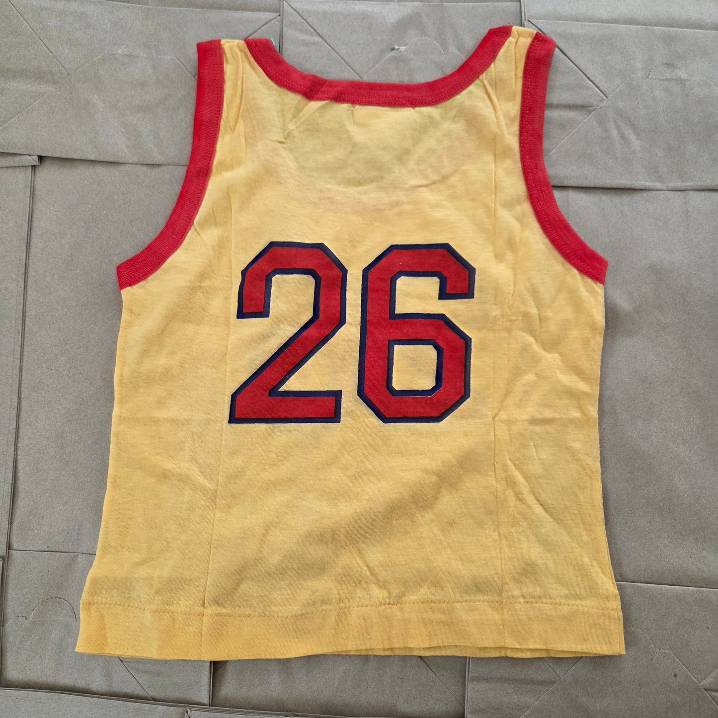 80s Vintage #26 Tank Top 3t/4t