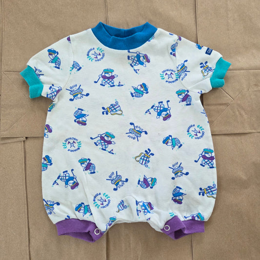90s Vintage Oshkosh Golf Club Romper 6-9 months