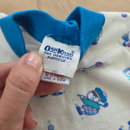 90s Vintage Oshkosh Golf Club Romper 6-9 months