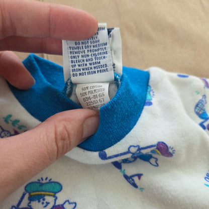 90s Vintage Oshkosh Golf Club Romper 6-9 months