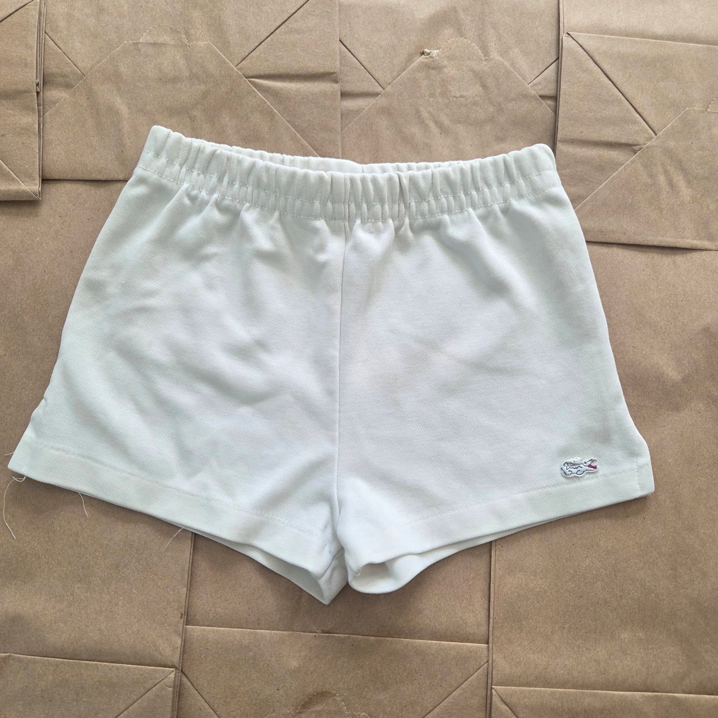80s Vintage Lacoste White Shorts 2t