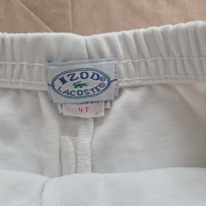 80s Vintage Lacoste White Shorts 2t