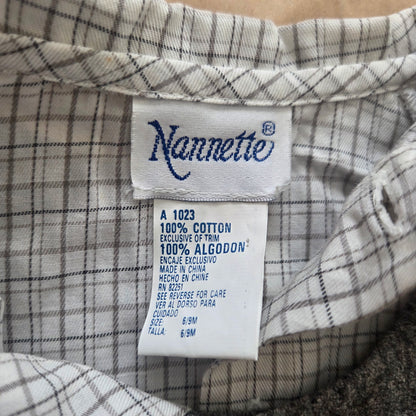 90s Vintage Deadstock Scotty Romper/Top Set