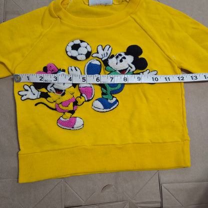 80s Vintage Mickey & Minnie Soccer Shirt 2t