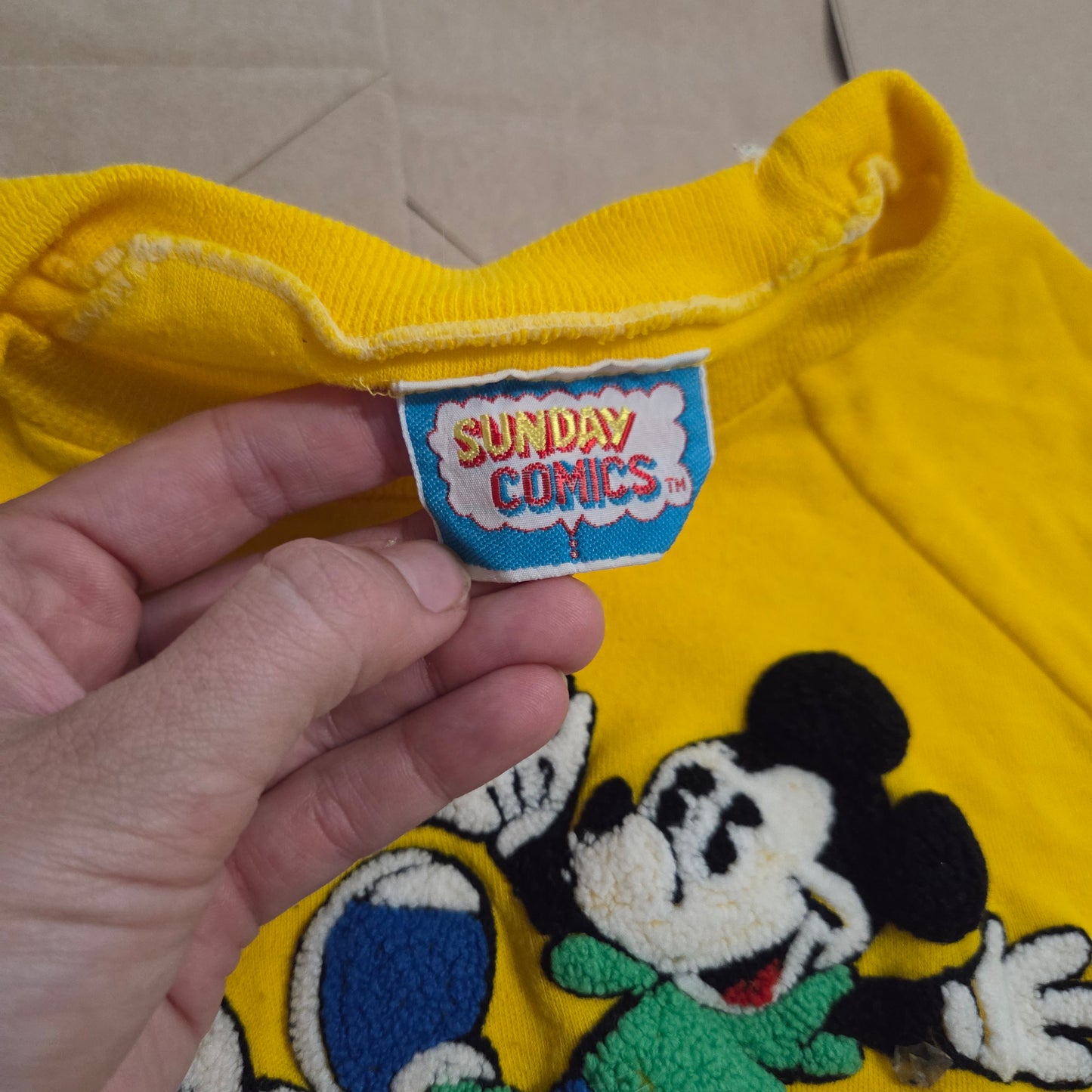 80s Vintage Mickey & Minnie Soccer Shirt 2t