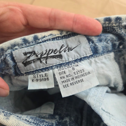 80s Vintage Acid Striped Jeans kids 8