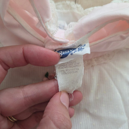 70s Vintage Bryan Lacey Pink Dress 9-12 months