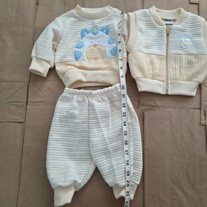 90s Vintage 3-Piece Tiger Matching Set 3 months