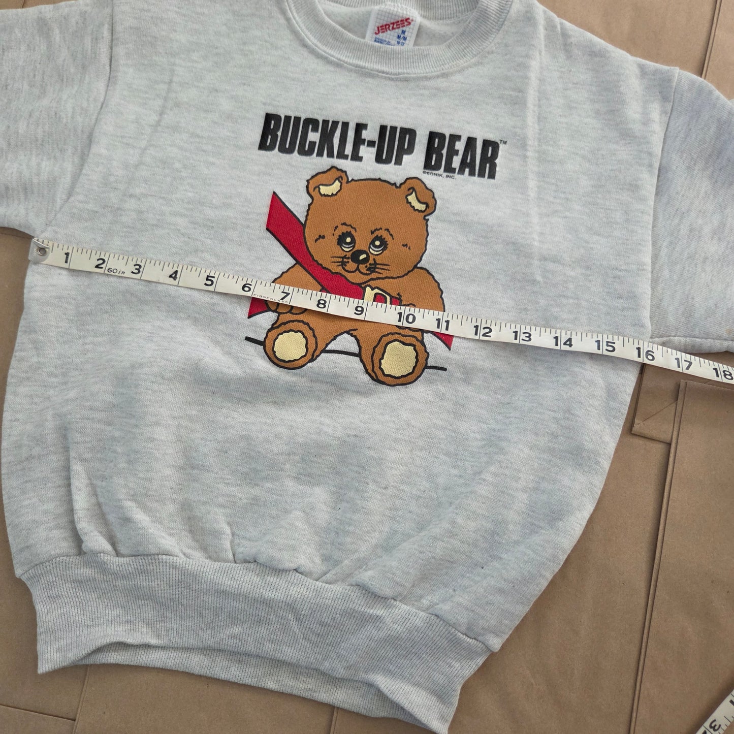 80s/90s Vintage Buckle-Up Bear kids 10