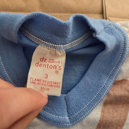 80s Vintage Baseball PJ Top 12 months