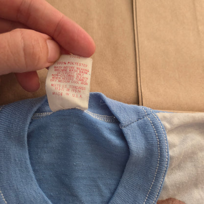 80s Vintage Baseball PJ Top 12 months