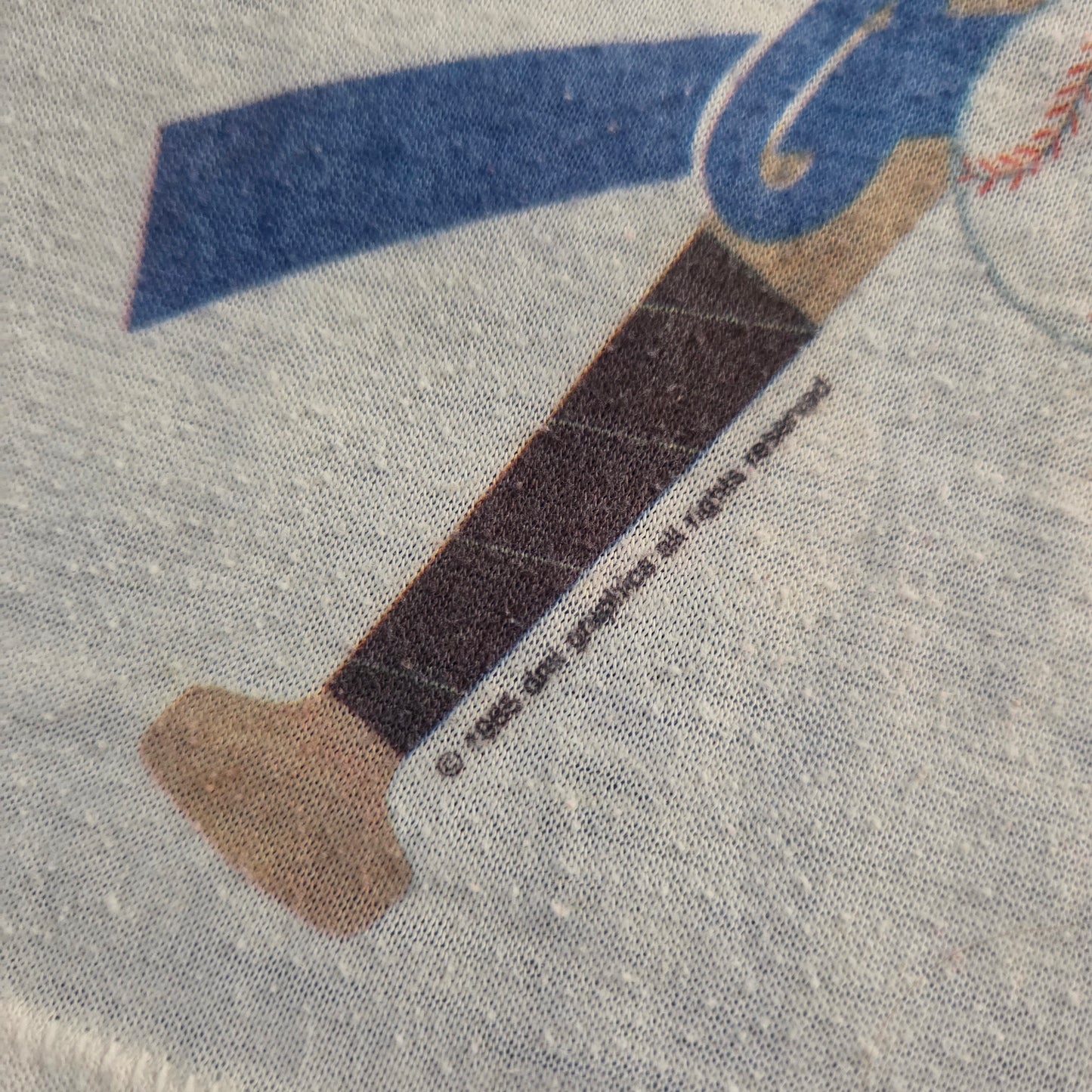 80s Vintage Baseball PJ Top 12 months