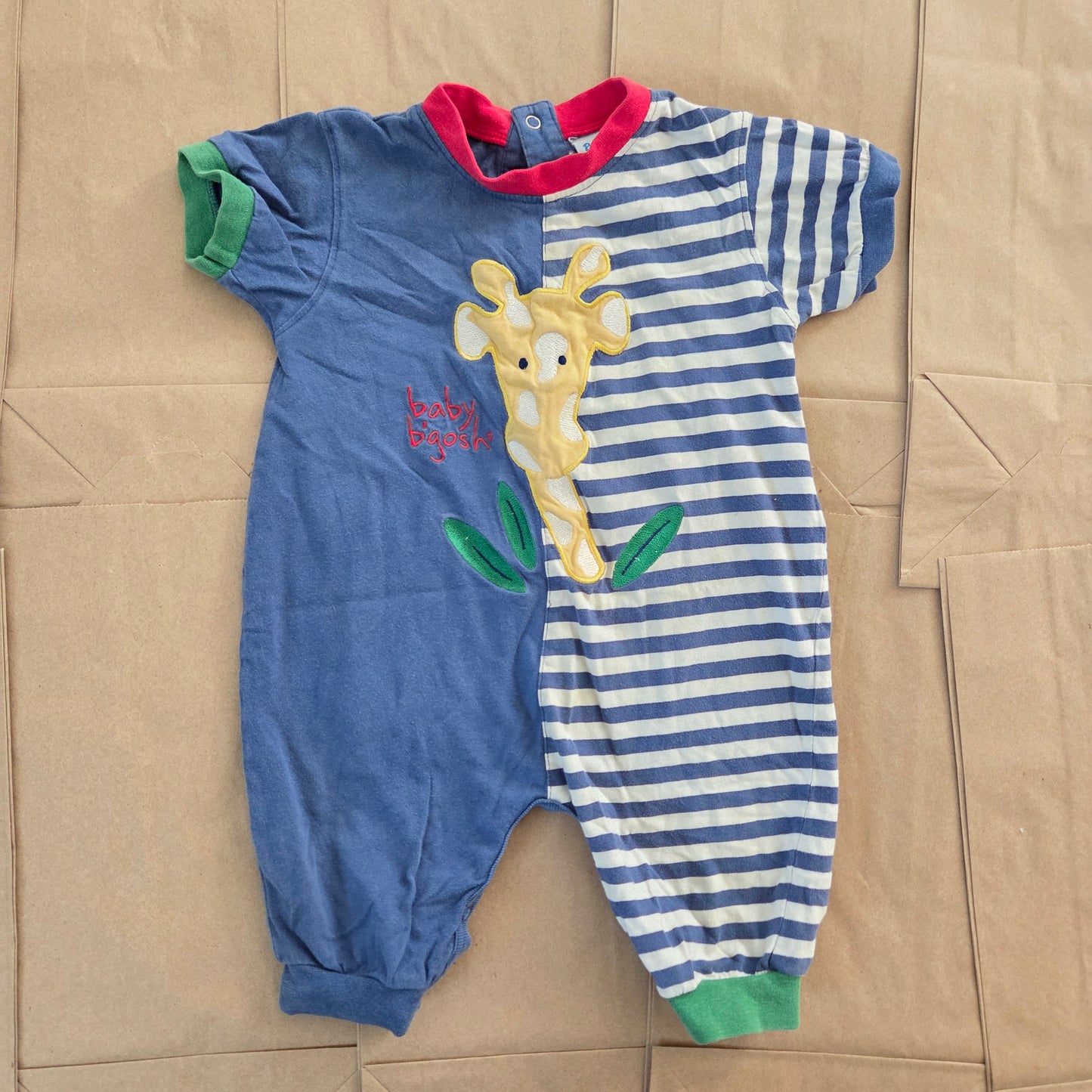 90s Vintage Oshkosh Giraffe Pantsuit 6-9 months