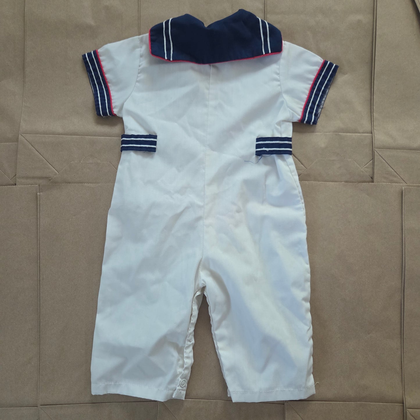 90s Vintage Sailor Pantsuit 6-9 months
