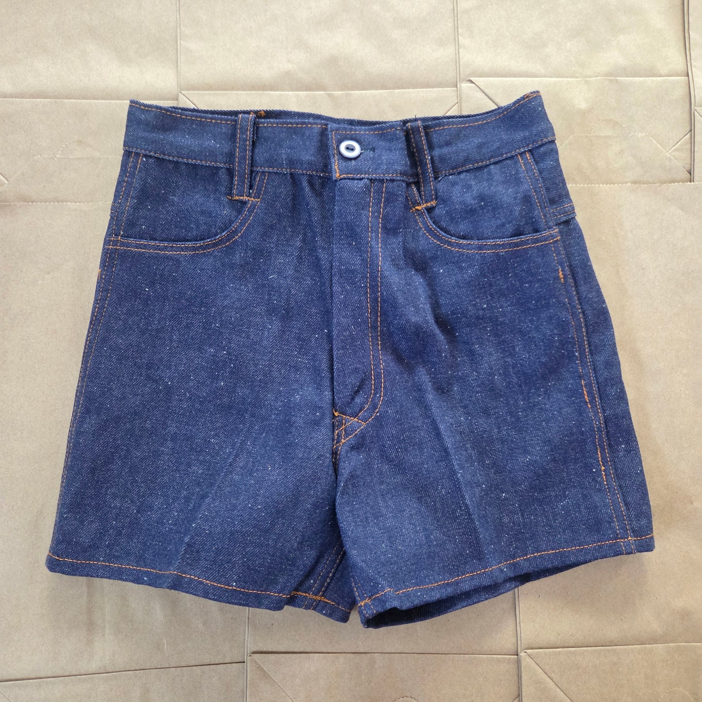 80s Vintage Cotton Jean Shorts kids 6