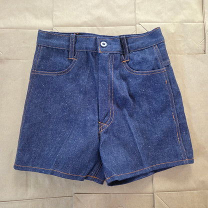 80s Vintage Cotton Jean Shorts kids 6