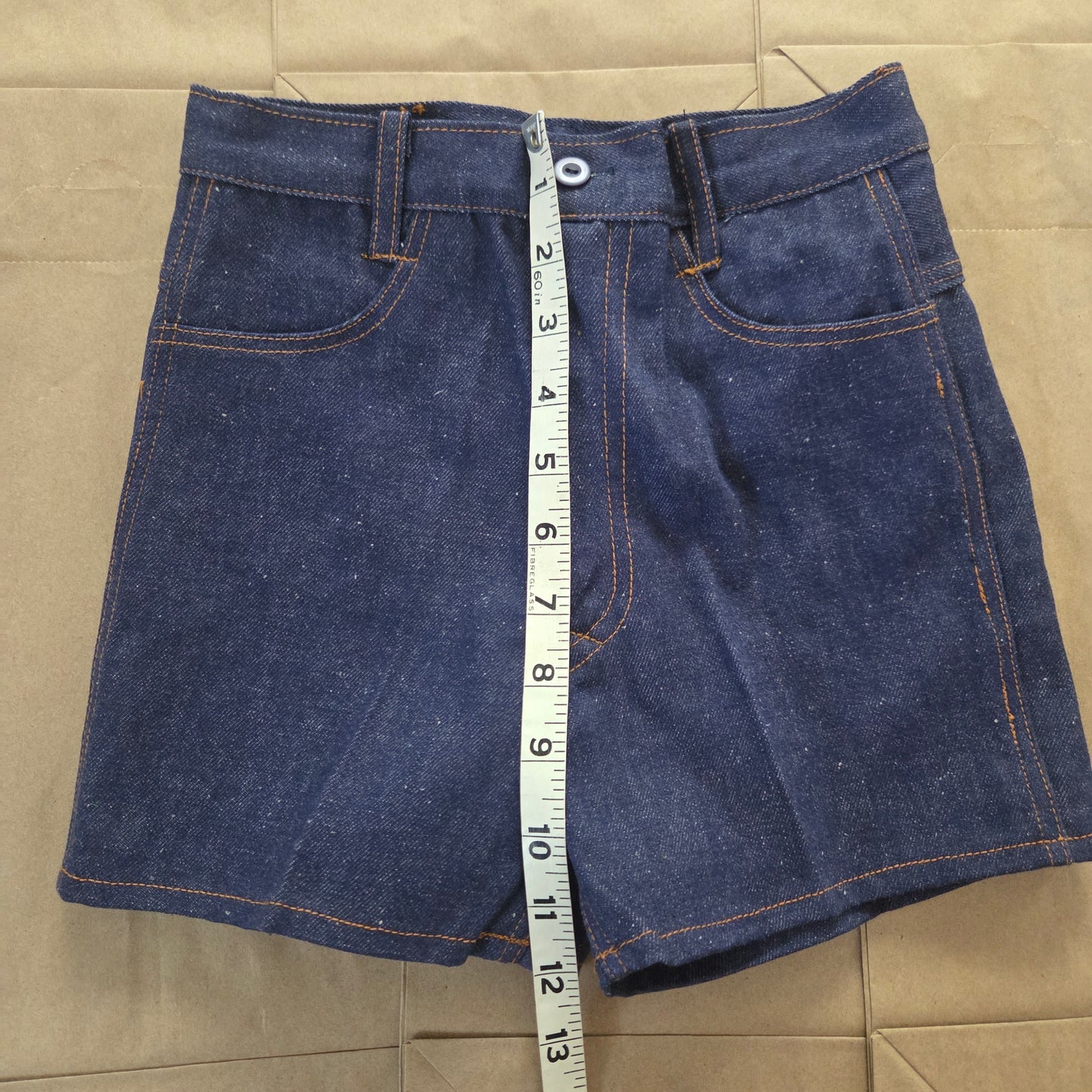 80s Vintage Cotton Jean Shorts kids 6