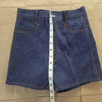 80s Vintage Cotton Jean Shorts kids 6
