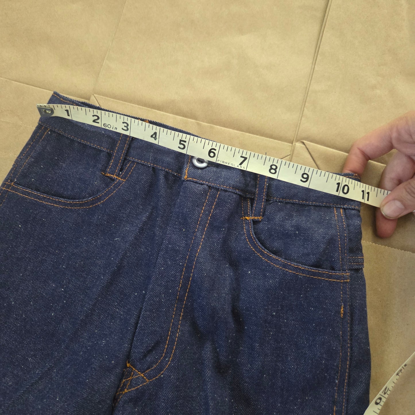 80s Vintage Cotton Jean Shorts kids 6