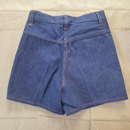 80s Vintage Cotton Jean Shorts kids 6
