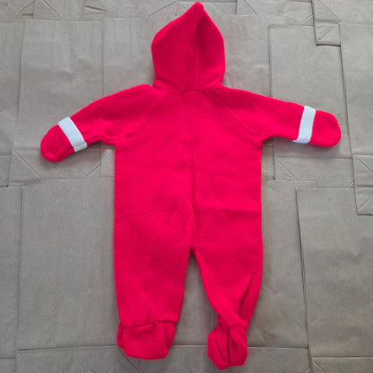 70s Vintage Train Fleece Footed PJs 3-6 months