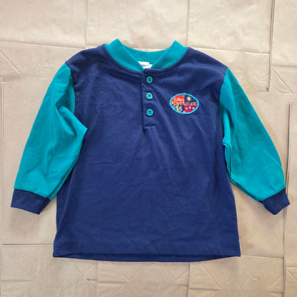 90s Vintage Healthtex Color Block Long Sleeve 2t