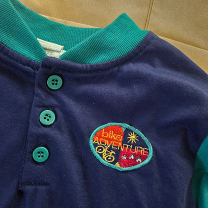 90s Vintage Healthtex Color Block Long Sleeve 2t