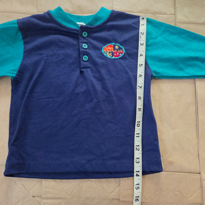90s Vintage Healthtex Color Block Long Sleeve 2t