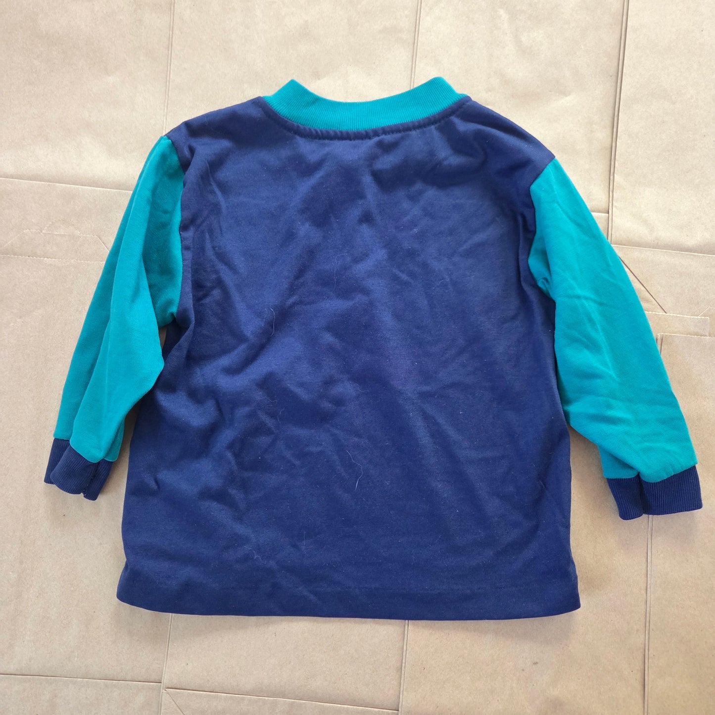 90s Vintage Healthtex Color Block Long Sleeve 2t