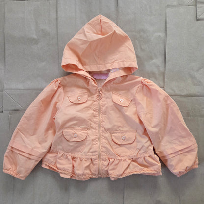 Y2k Vintage Peach Hooded Jacket 2t