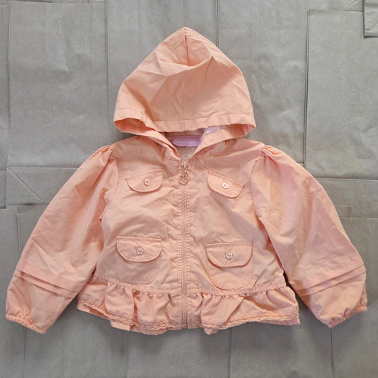 Y2k Vintage Peach Hooded Jacket 2t