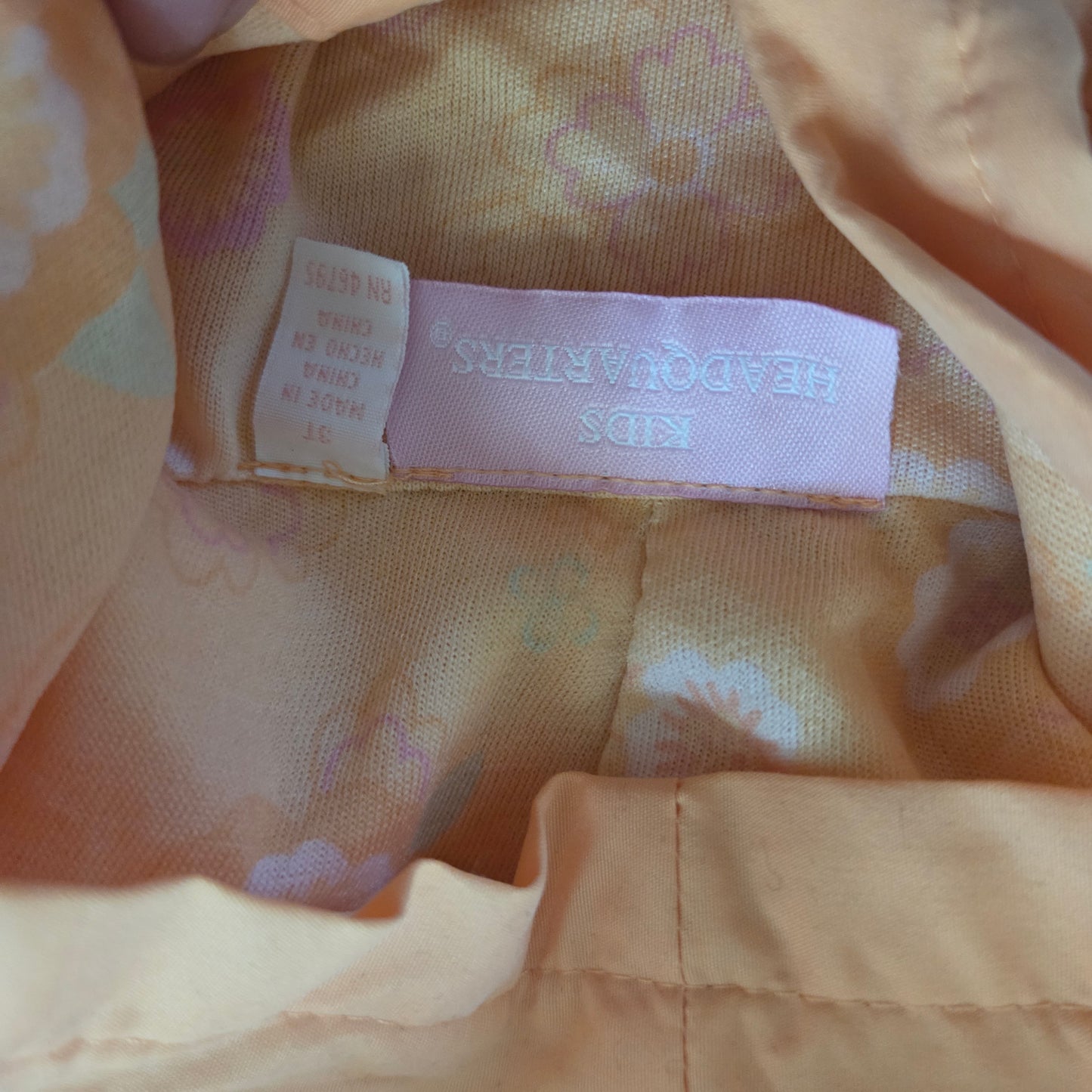 Y2k Vintage Peach Hooded Jacket 2t