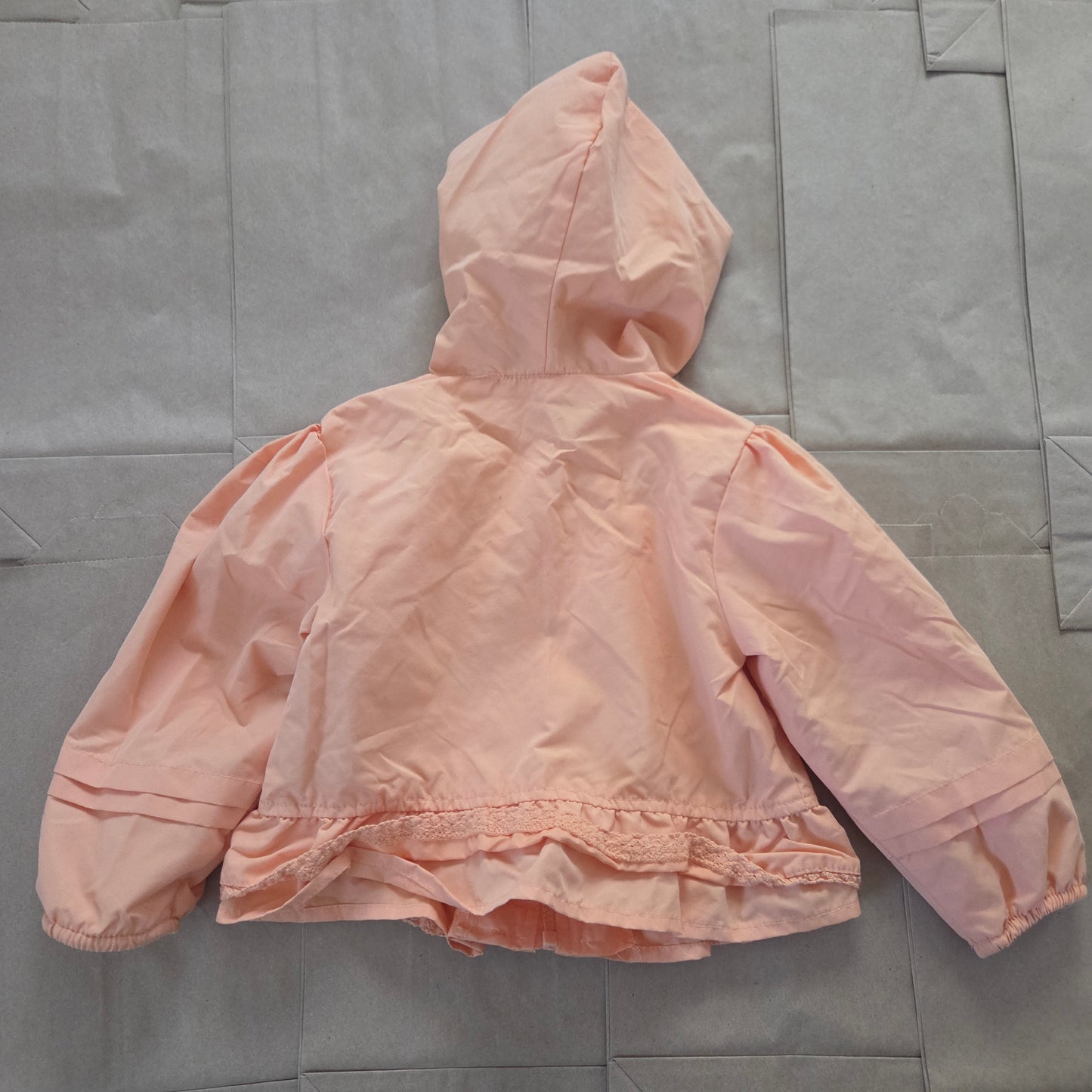 Y2k Vintage Peach Hooded Jacket 2t