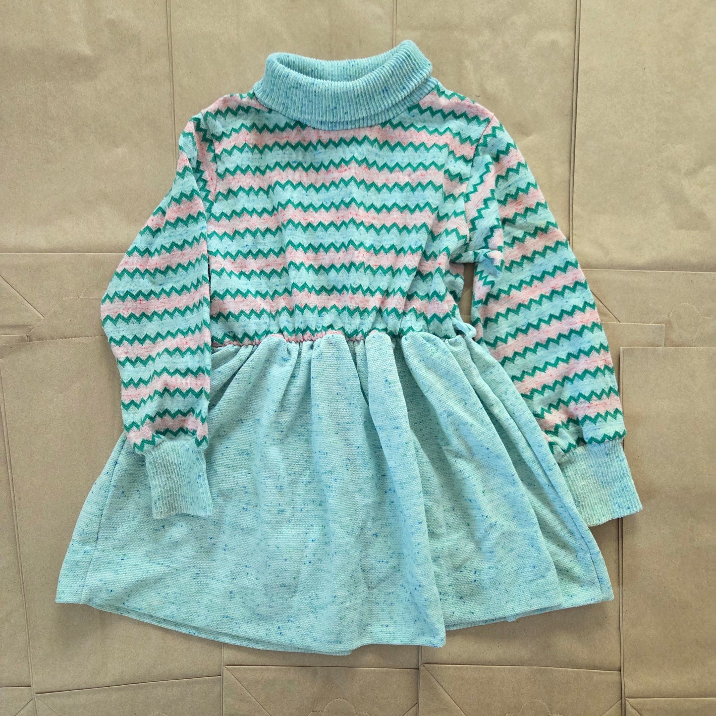 80s Vintage Healthtex Chevron Short Dress 3t/4t
