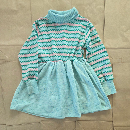 80s Vintage Healthtex Chevron Short Dress 3t/4t