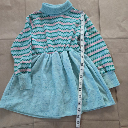 80s Vintage Healthtex Chevron Short Dress 3t/4t