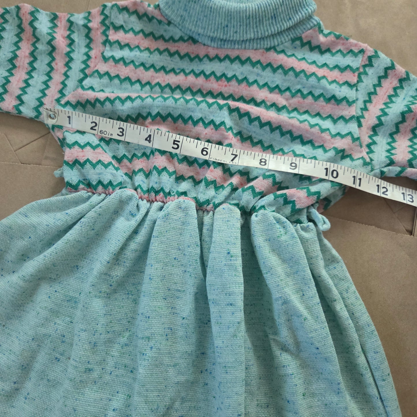 80s Vintage Healthtex Chevron Short Dress 3t/4t