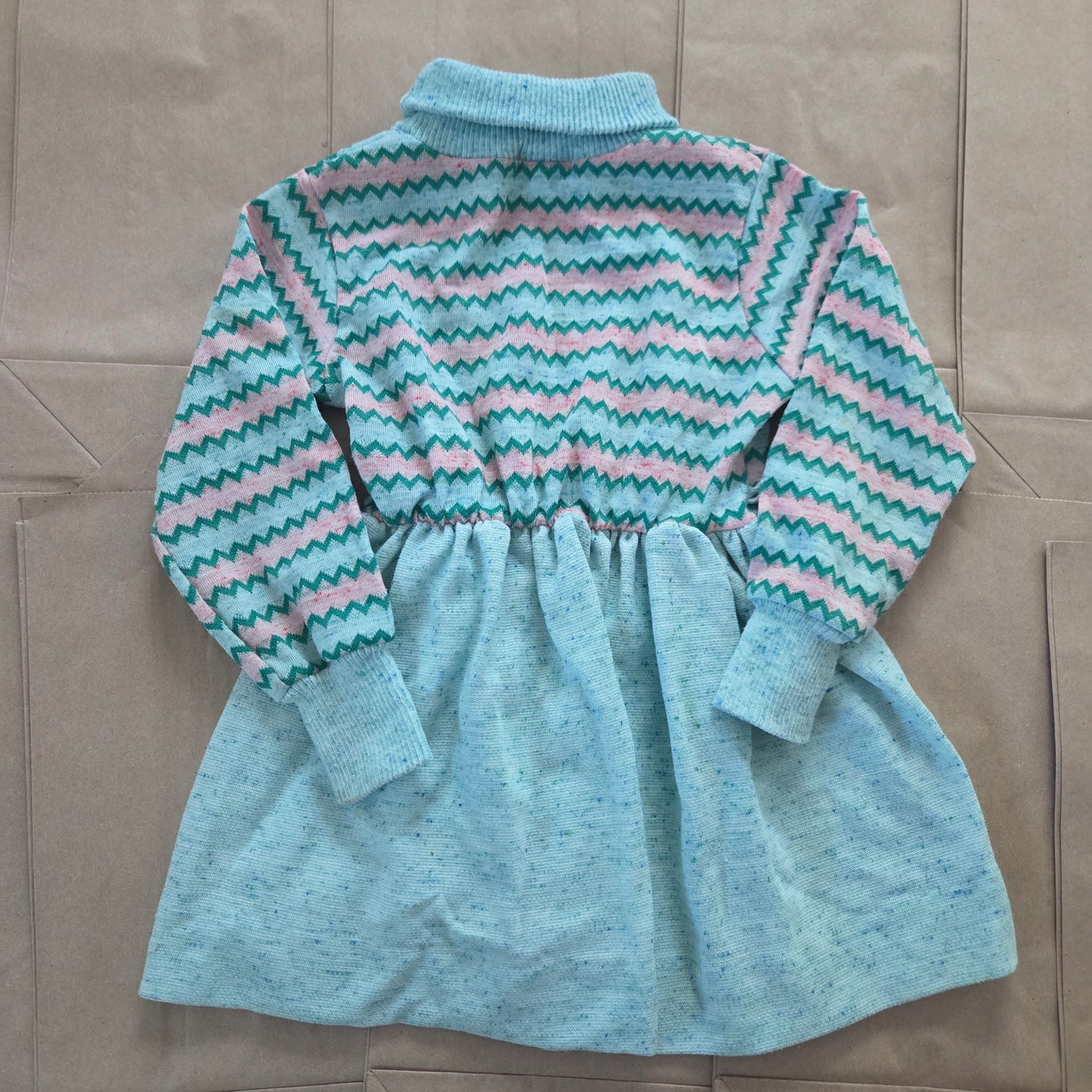 80s Vintage Healthtex Chevron Short Dress 3t/4t