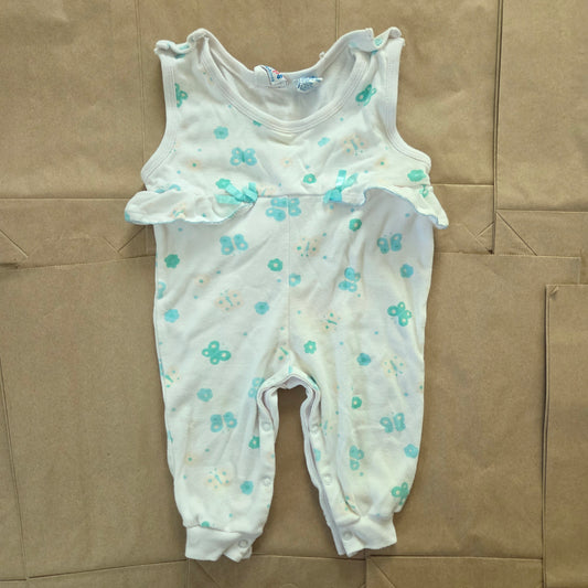 90s Vintage Butterfly Pantsuit 3-6 months
