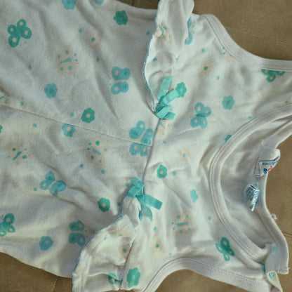 90s Vintage Butterfly Pantsuit 3-6 months