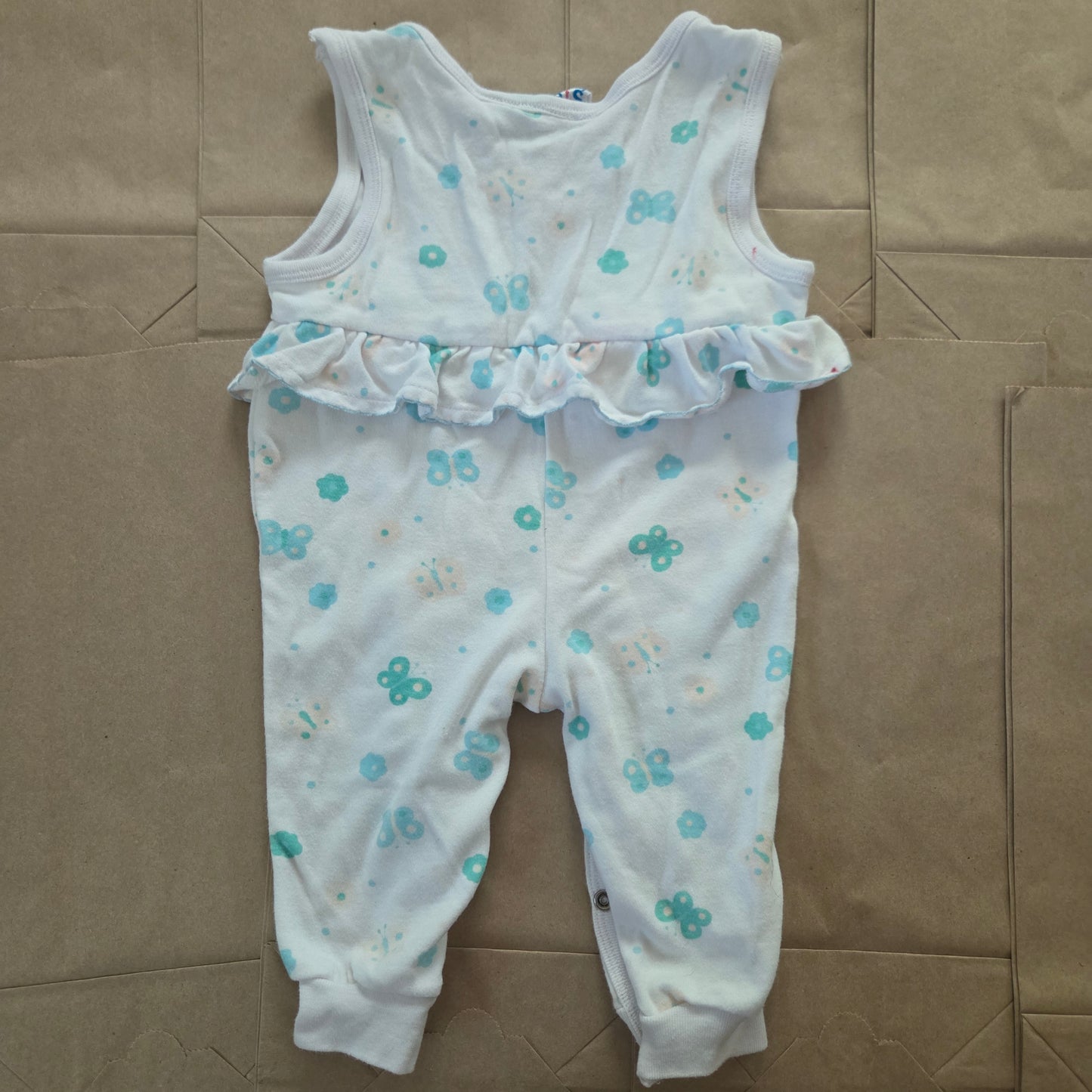 90s Vintage Butterfly Pantsuit 3-6 months