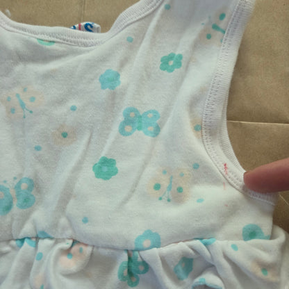 90s Vintage Butterfly Pantsuit 3-6 months