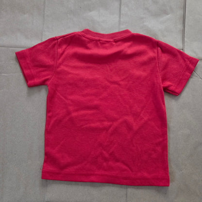 90s Vintage Red Pocket Tee 2t