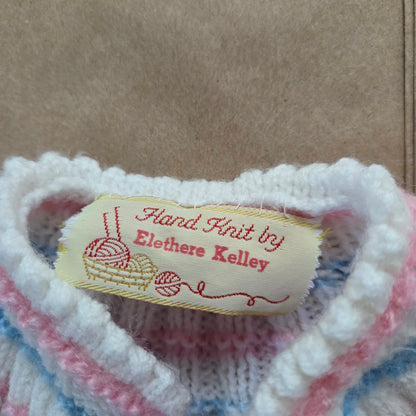 90s Vintage Girly Knit Sweater 12 months