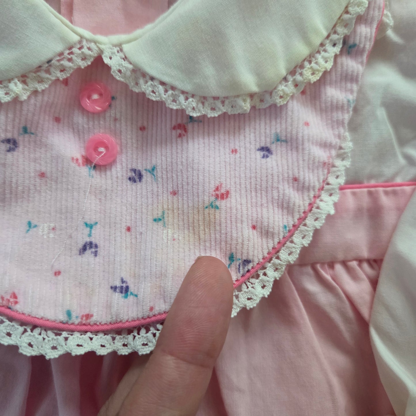 80s/90s Vintage Floral Top 3-6 short