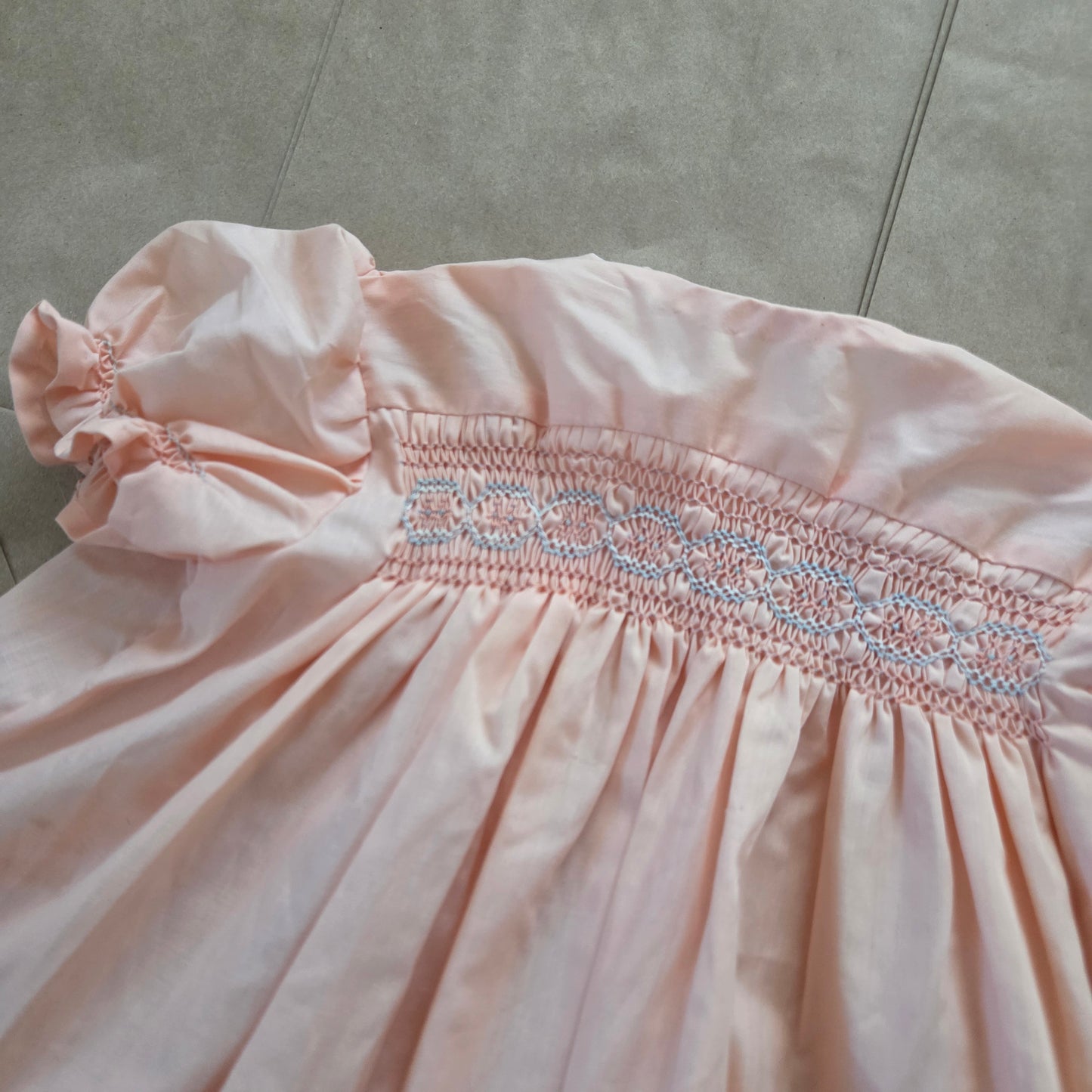 Vintage Smocked Dress 9-12 months