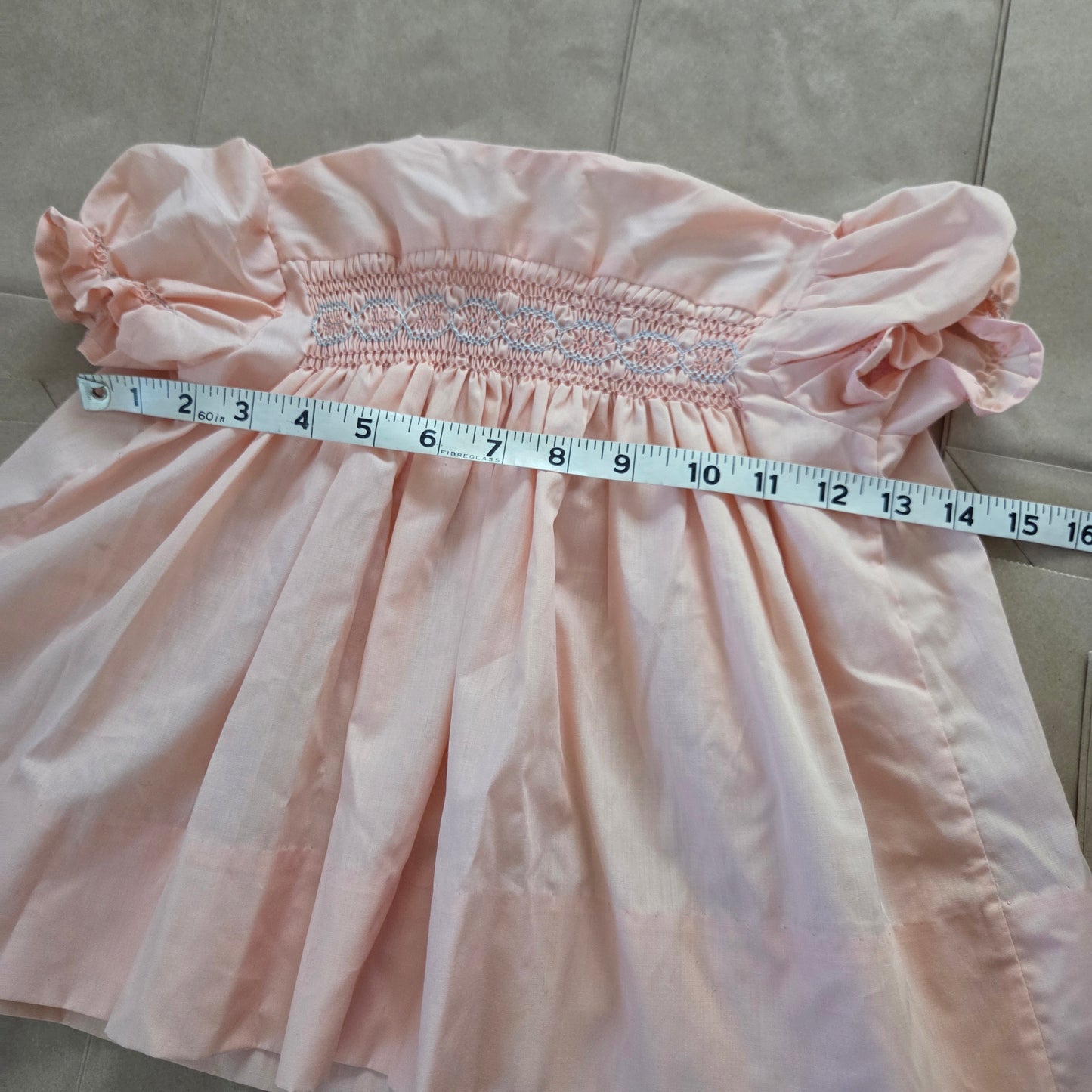 Vintage Smocked Dress 9-12 months