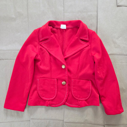 70s Vintage Red Blazer Shirt 5t