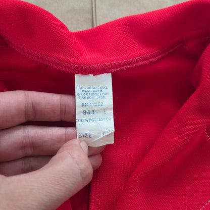 70s Vintage Red Blazer Shirt 5t