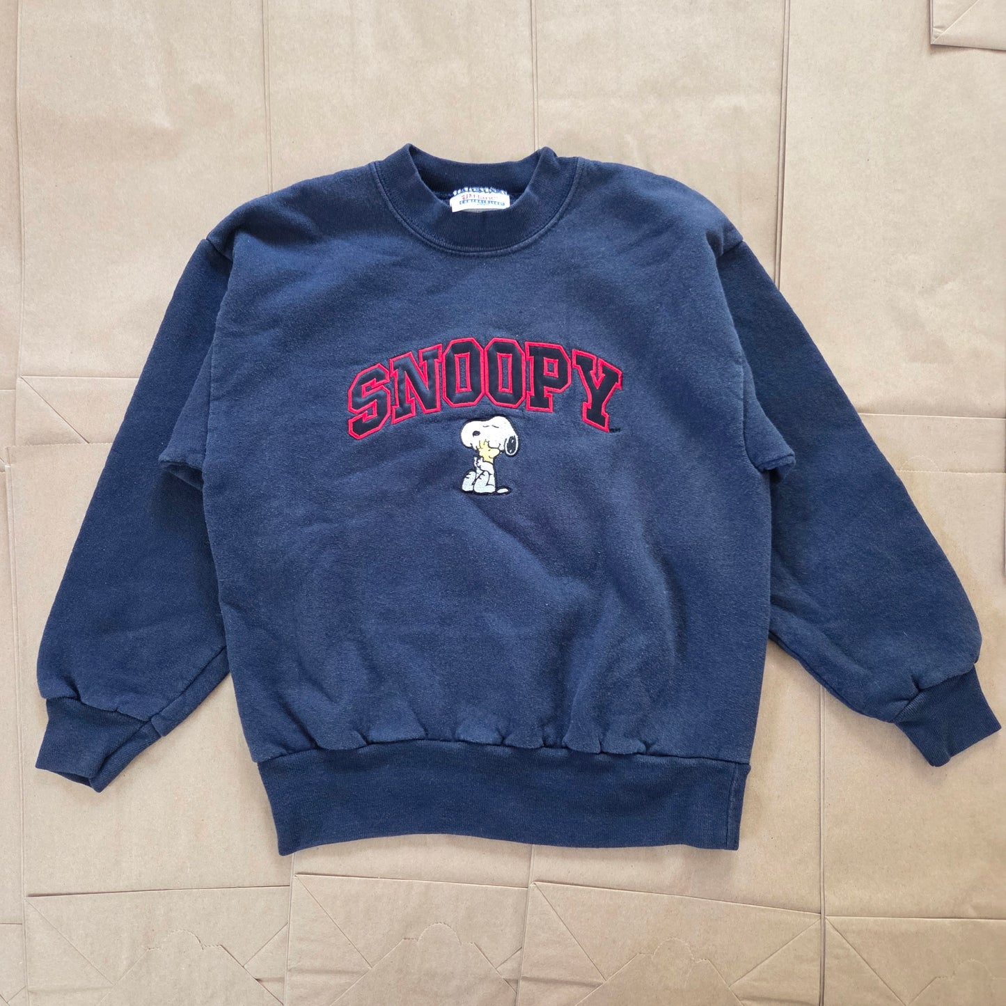 90s/Y2k Vintage Snoopy Navy Crewneck 5t/6
